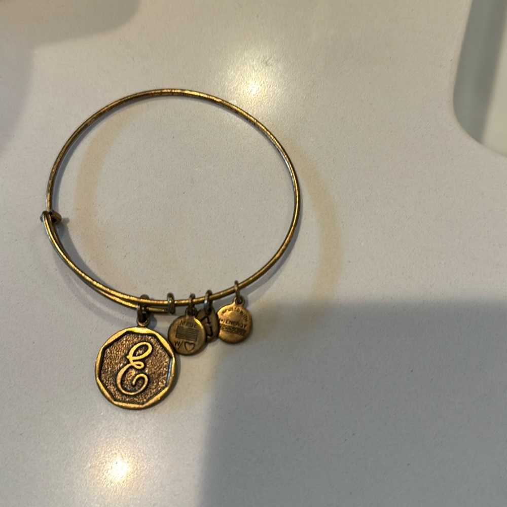 Alex and Ani E bracelet
